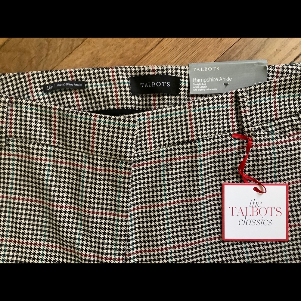 NWT Talbots Hampshire ankle pant